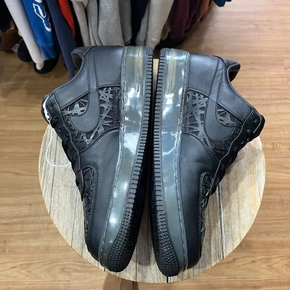Nike Air Force 1 Supreme Max Air Birds Nest Size 11.5 Black Custom 318772-002
