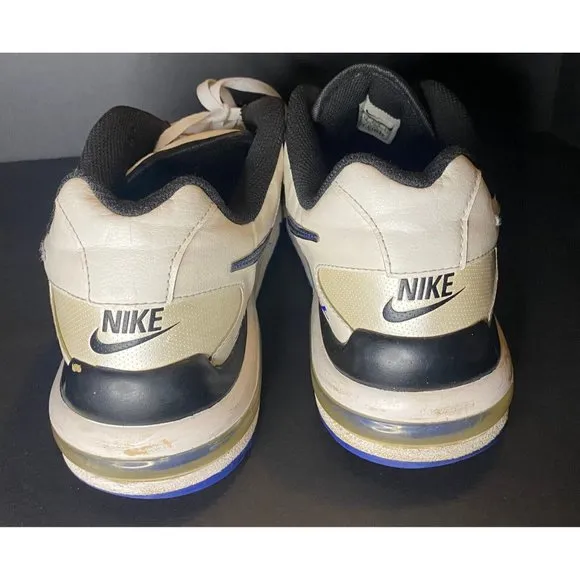 Nike Air Max LTD Mens 13 Leather White Black Royal Shoes 317551-194 Athletic