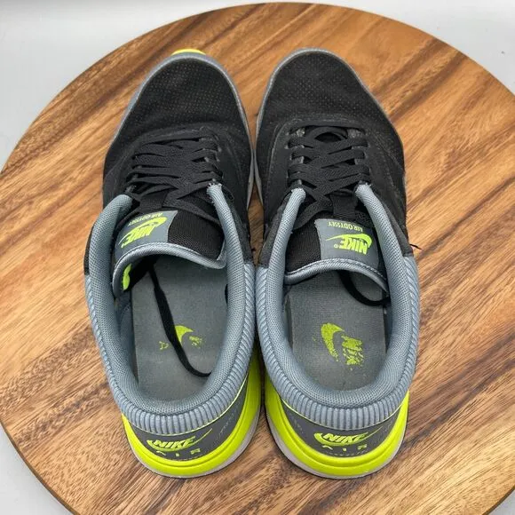 Nike Air Odyssey Shoes Mens Size 10 Leather  BLACK DARK GRAY 2014 684773-003