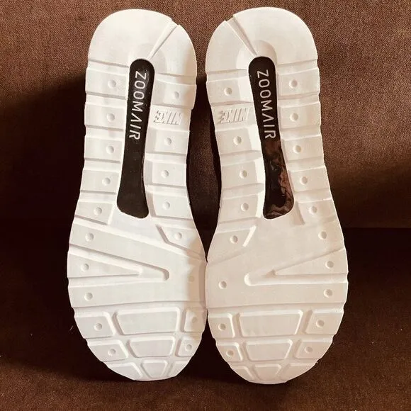 Nike Air Zoom Epic Deco Luxe Shoes Black White SAMPLE PROMO Mens Size 9 US 42.5