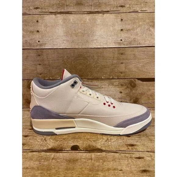 Nike Air Jordan 3 Retro SE Muslin Canvas Shoes DH7139 100 Men’s Size 13