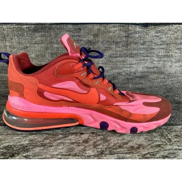 Nike Air Max 270 React Electronic Mens Size 13 Running Shoes Sneakers AO4971-600