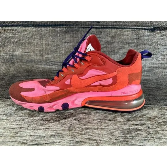 Nike Air Max 270 React Electronic Mens Size 13 Running Shoes Sneakers AO4971-600