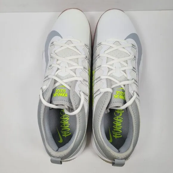 Nike Alpha Huarache 7 Pro TF Lax Men's White Gray Shoes CJ0235-101 US Sz 14 NWB