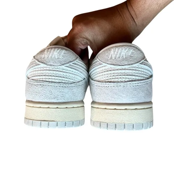 Nike Dunk Low Phantom Bone Sneakers Sz 9M/10.5W Light Gray Lace Up Cushion Shoes