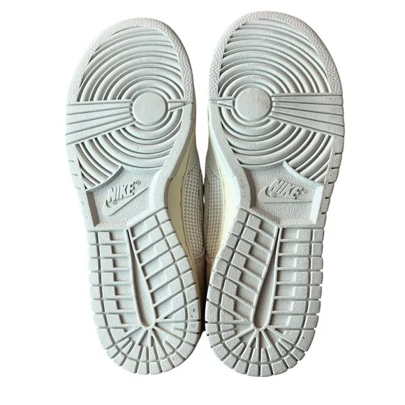 Nike Dunk Low Phantom Bone Sneakers Sz 9M/10.5W Light Gray Lace Up Cushion Shoes
