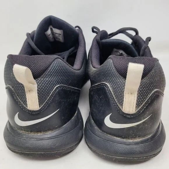 Nike Golf Shoes CTRL Explorer Black Leather Mens Sz 12 EU46 Spikeless 704694-001