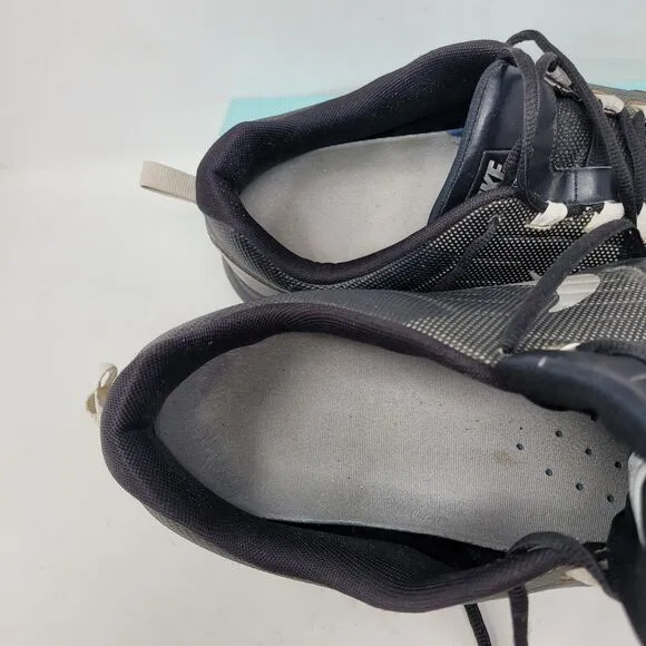Nike Golf Shoes CTRL Explorer Black Leather Mens Sz 12 EU46 Spikeless 704694-001