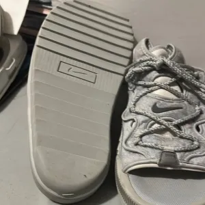 Nike Gray Athletic Sneakers with Textured Sole