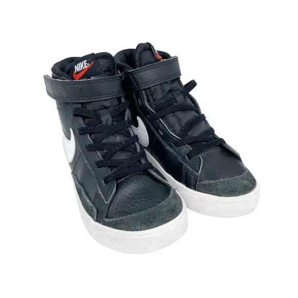 Nike Kids Black Blazer Mid '77 Little Kids Sneakers Size 12.5C