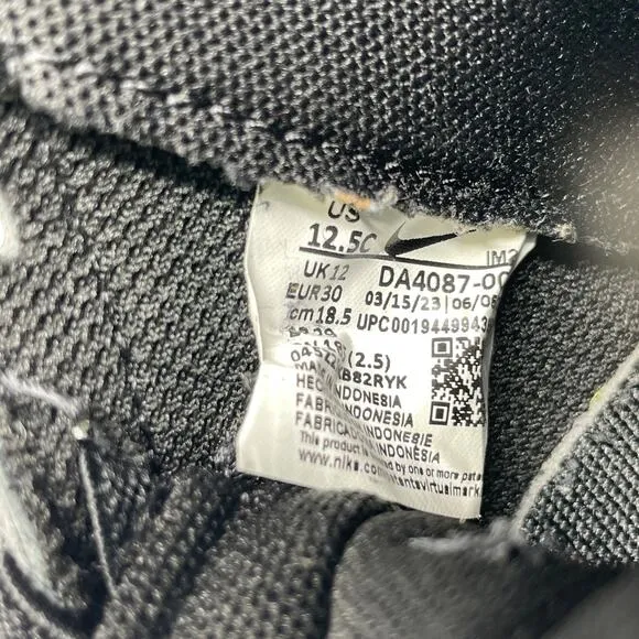 Nike Kids Black Blazer Mid '77 Little Kids Sneakers Size 12.5C
