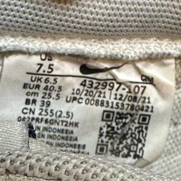 Nike Killshot 2 Leather Shoes Sneakers Mens 7.5 Womens 9