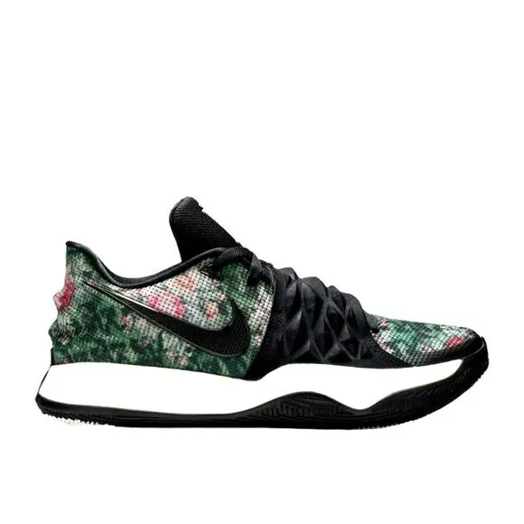 Nike Kyrie Irving Low Floral Basketball Sneakers Black AO8979-002 Mens Sz 10.5
