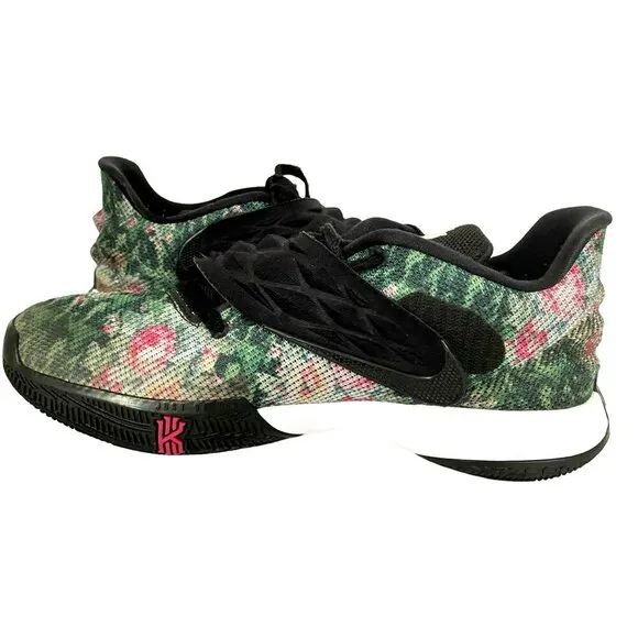Nike Kyrie Irving Low Floral Basketball Sneakers Black AO8979-002 Mens Sz 10.5