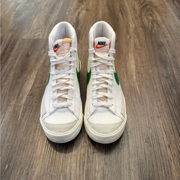 Nike Men’s Blazer Mid ‘77 Vintage Sneakers BQ6806-115 White / Pine Green Sz 8.5