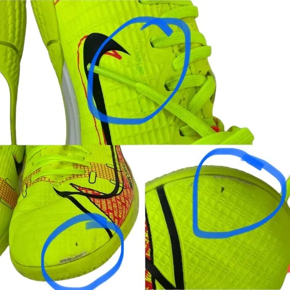Nike Mercurial Vapor XIV Academy IC-CV0973-760 Soccer Shoes in Green Size US6