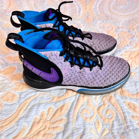 Nike Purple and Blue Sneakers