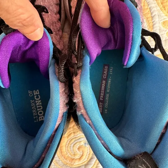 Nike Purple and Blue Sneakers