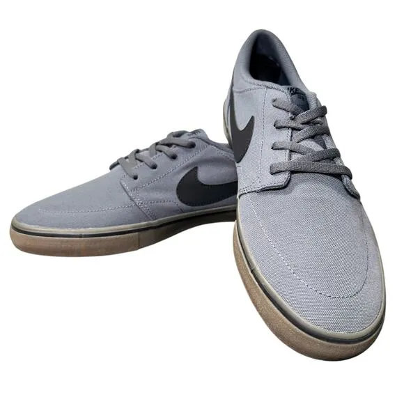 Nike SB Skateboarding Men's Solarsoft Portmore II Shoes Gray 9