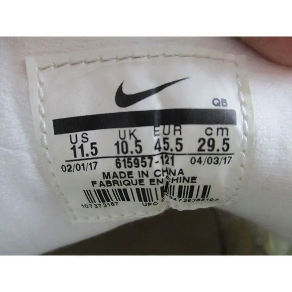 Nike SB Zoom Size 11.5 Stefan Janoski Low‎ Canvas Shoes White 615957-121
