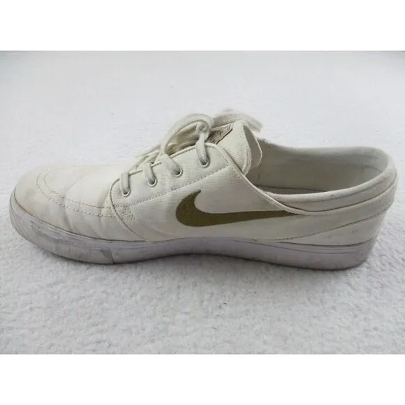 Nike SB Zoom Size 11.5 Stefan Janoski Low‎ Canvas Shoes White 615957-121