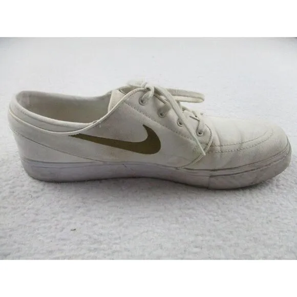 Nike SB Zoom Size 11.5 Stefan Janoski Low‎ Canvas Shoes White 615957-121
