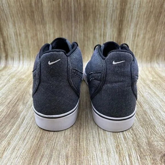 Nike‎ Toki ND Men's Size 12 Grey White Mid Canvas Athletic Shoes Sneakers