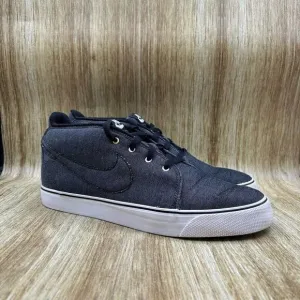 Nike‎ Toki ND Men's Size 12 Grey White Mid Canvas Athletic Shoes Sneakers