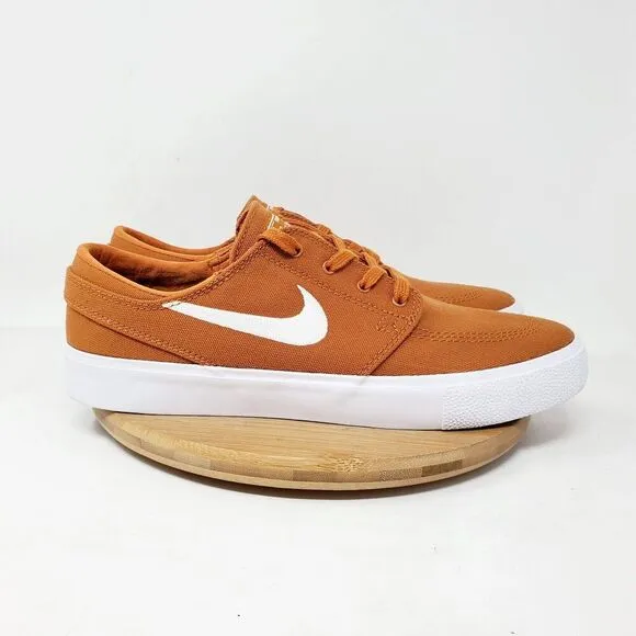 Nike SB Stefan Janoski Shoes Mens 8.5 Cider Canvas Lace Up Low Skate Sneakers