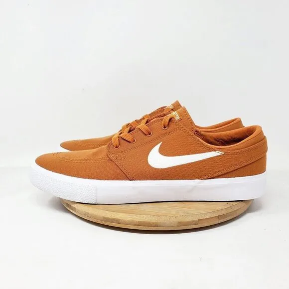 Nike SB Stefan Janoski Shoes Mens 8.5 Cider Canvas Lace Up Low Skate Sneakers