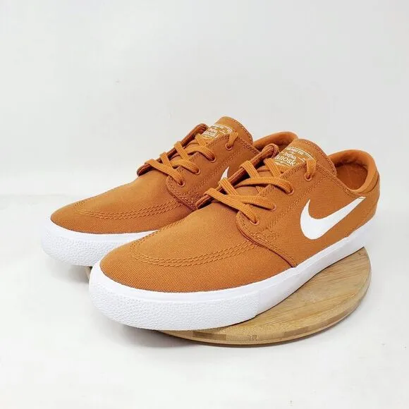 Nike SB Stefan Janoski Shoes Mens 8.5 Cider Canvas Lace Up Low Skate Sneakers