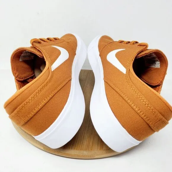 Nike SB Stefan Janoski Shoes Mens 8.5 Cider Canvas Lace Up Low Skate Sneakers