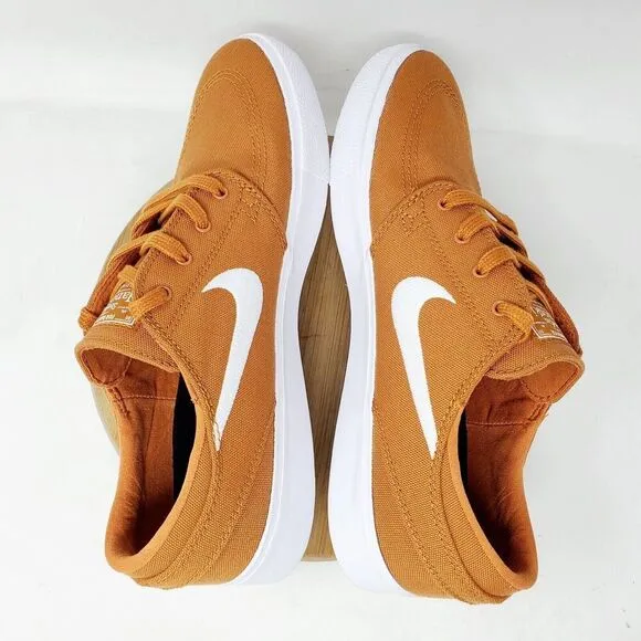 Nike SB Stefan Janoski Shoes Mens 8.5 Cider Canvas Lace Up Low Skate Sneakers
