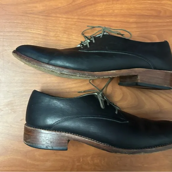 Nisolo James Oxford In Black Women's US Size 9.5 Leather Shoes Minimalist Office