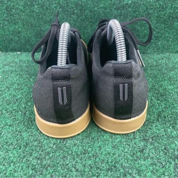 NOBULL Canvas Trainer Women’s 8 Men’s 6.5 Black Gum Bottom Shoes Sneakers