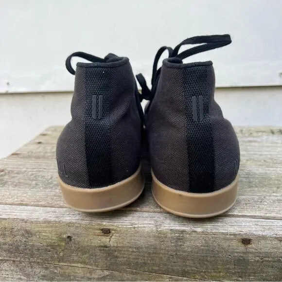 NoBull Gum Mid Canvas Trainer Black Sneakers Shoes Mens 13