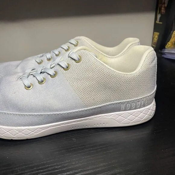 Nobull Mens Size 8.5 Canvas Low Top Training Shoes Sneakers Gray