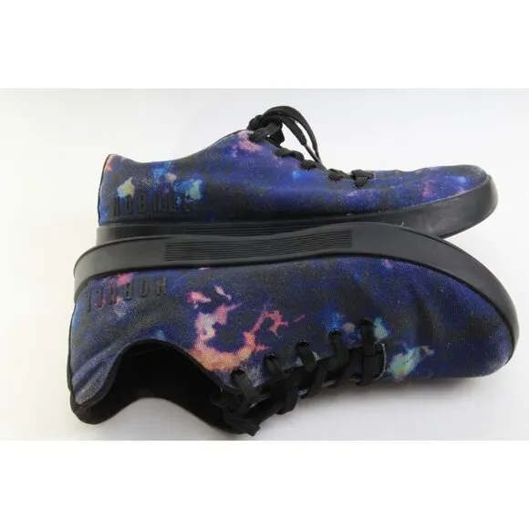 Nobull Midnight Tie-Dye Canvas Trainer Shoes  Women's Sz 9  Sneakers READ Descr.