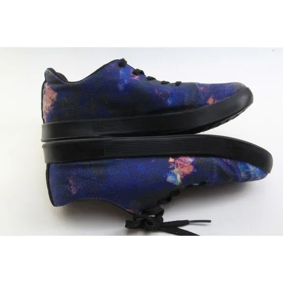 Nobull Midnight Tie-Dye Canvas Trainer Shoes  Women's Sz 9  Sneakers READ Descr.
