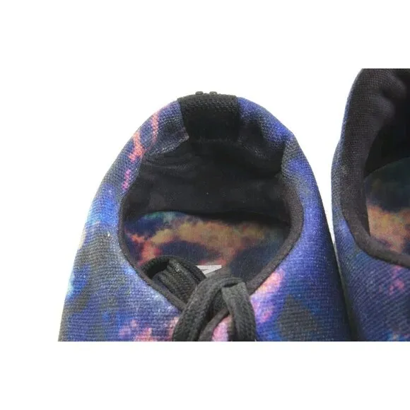 Nobull Midnight Tie-Dye Canvas Trainer Shoes  Women's Sz 9  Sneakers READ Descr.