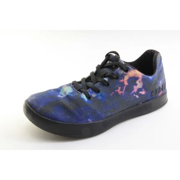 Nobull Midnight Tie-Dye Canvas Trainer Shoes  Women's Sz 9  Sneakers READ Descr.