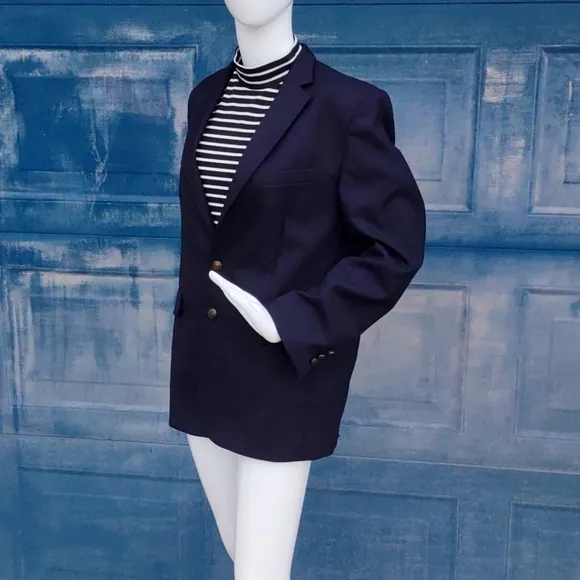 Nordstrom's Ladies Wool Blend Ultra - Lux Single Breasted Blazer