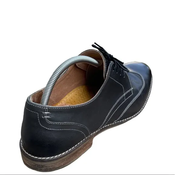 Nunn Bush Black Leather Oxford Shoes Size: 13M