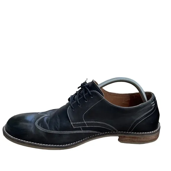 Nunn Bush Black Leather Oxford Shoes Size: 13M