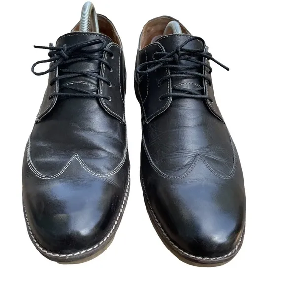 Nunn Bush Black Leather Oxford Shoes Size: 13M