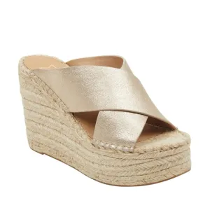 NWB Marc Fisher Aden Espadrille Platform Wedge Sandal Sz 9M