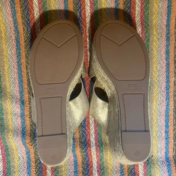 NWB Marc Fisher Aden Espadrille Platform Wedge Sandal Sz 9M