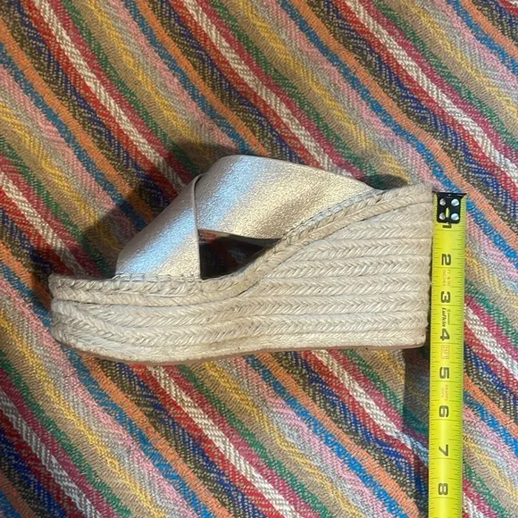 NWB Marc Fisher Aden Espadrille Platform Wedge Sandal Sz 9M