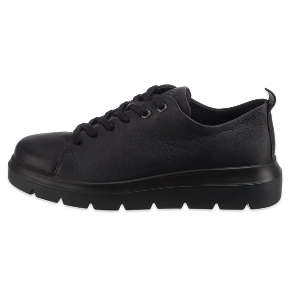 NWOB $170 ECCO Black Fluidform Leather Sneakers