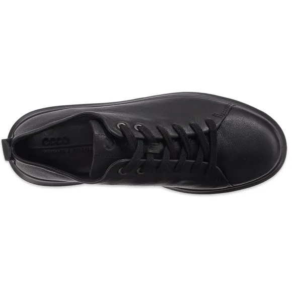 NWOB $170 ECCO Black Fluidform Leather Sneakers